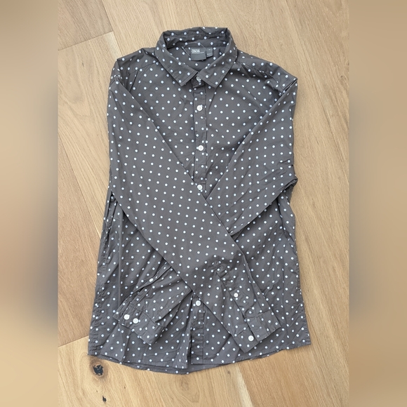 ASOS grey polkadot shirt - Picture 2 of 3